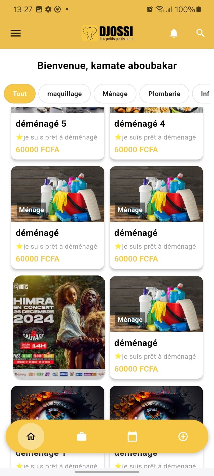 DJOSSI app screenshot